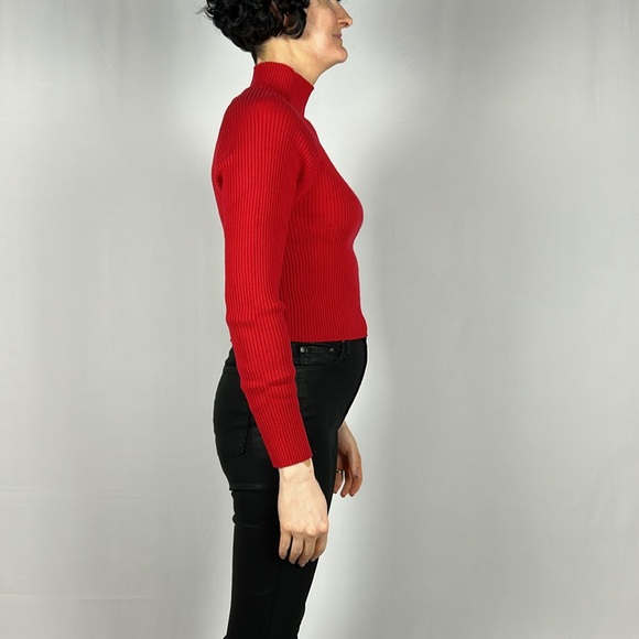 Alice & Olivia Irena Turtleneck Sweater size L - Picture 4 of 11